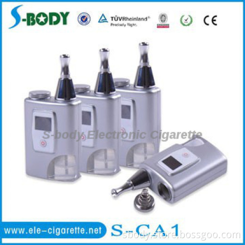 e cig box mod S-CA1 with self-filled liquid bottle&1200mah battery